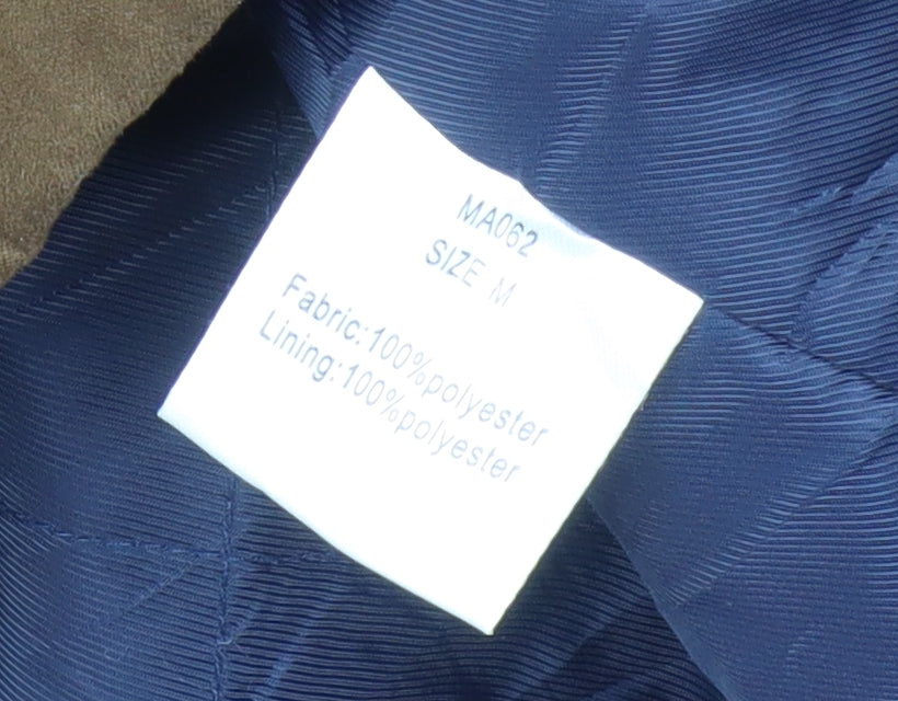 Aldon Men's Brown Mid-Length Windbreaker Jacket M