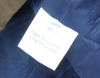 Aldon Men's Brown Mid-Length Windbreaker Jacket M