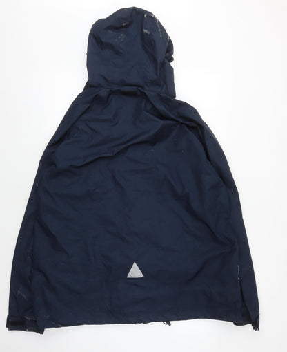 Mens UK Size L Result Blue Parka Coat