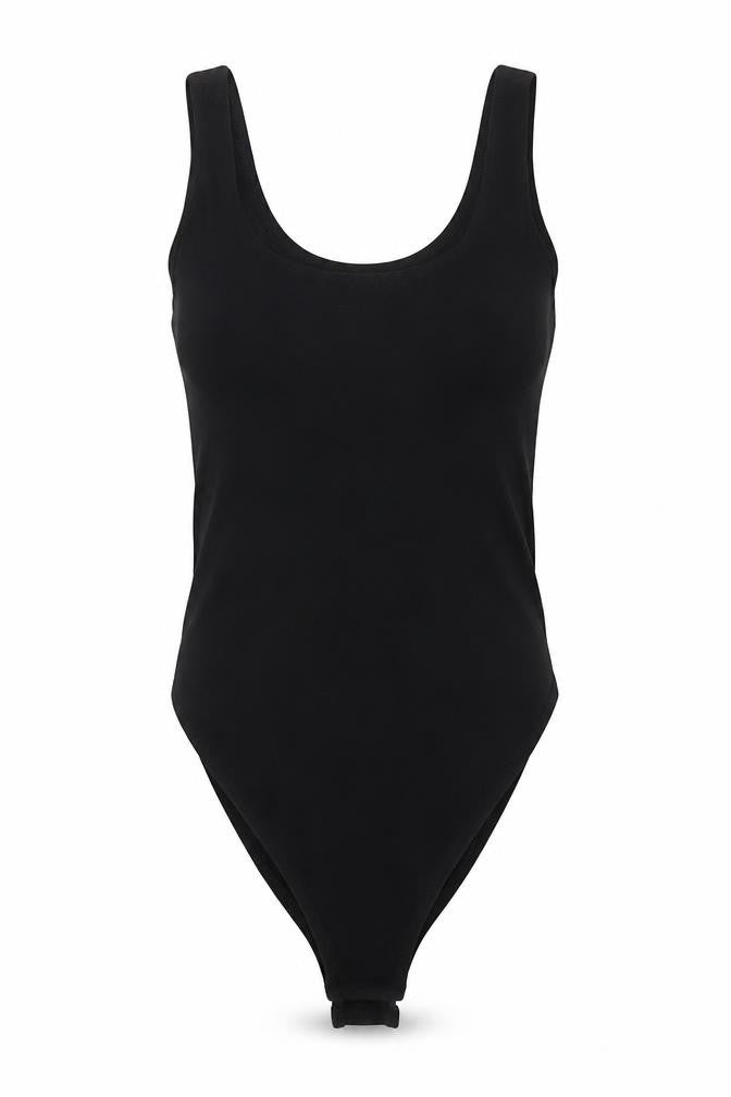 Womens UK Size 8 Miss Selfridge Black Basic Tank