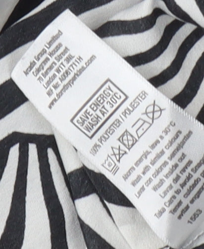 Dorothy Perkins Women's Multicolour Shift Dress Size 10