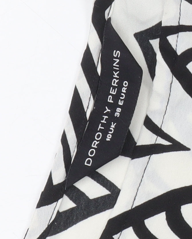 Dorothy Perkins Women's Multicolour Shift Dress Size 10