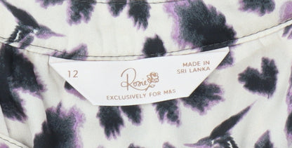 Womens UK Size 12 Marks and Spencer Multicoloured  Blouse