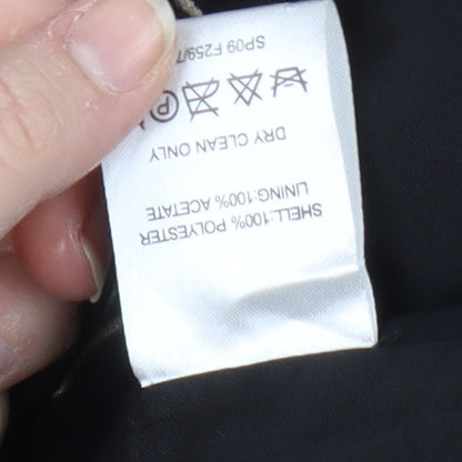 Fenn Wright Manson Women's Black Embroidered Dress, Size 12