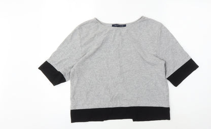 Womens UK Size S French Connection Grey Basic T-Shirt