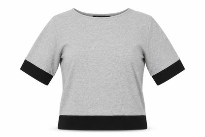 Womens UK Size S French Connection Grey Basic T-Shirt