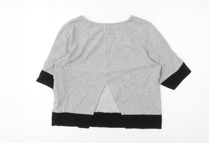 Womens UK Size S French Connection Grey Basic T-Shirt