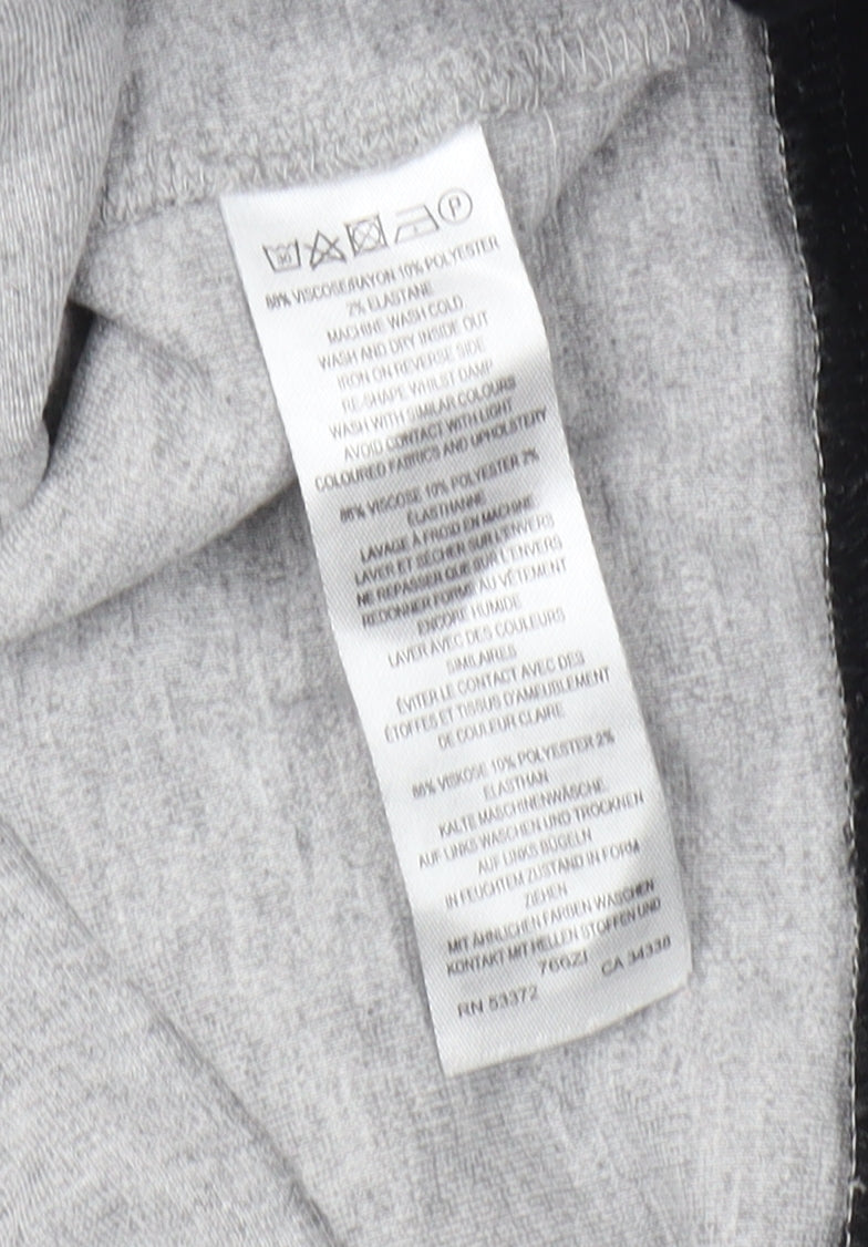 Womens UK Size S French Connection Grey Basic T-Shirt