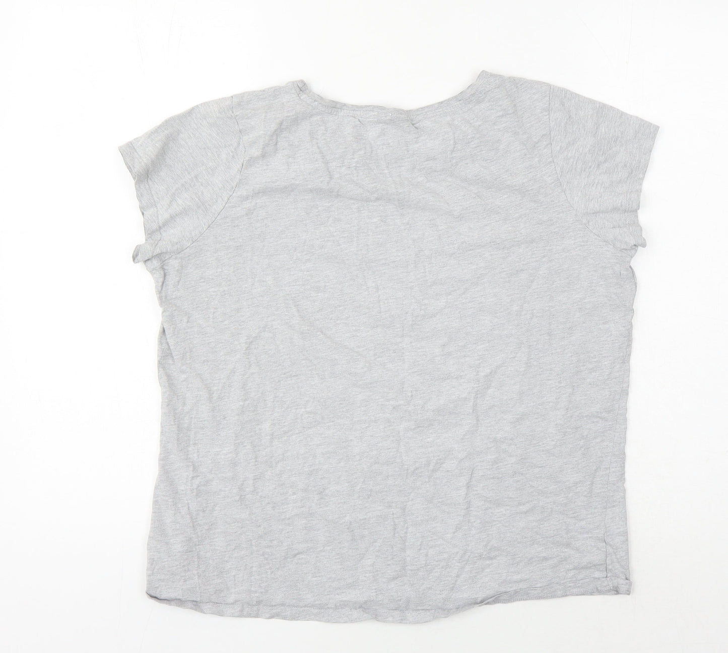 Peppa Pig Women's Grey T-Shirt Size 16 Casual Basic
