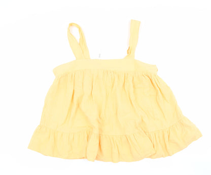 ASOS Women's Yellow Camisole Tank, UK 10, Cotton