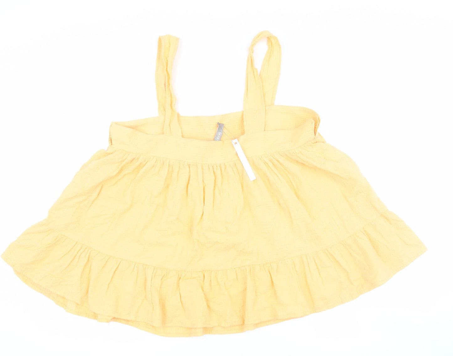 ASOS Women's Yellow Camisole Tank, UK 10, Cotton