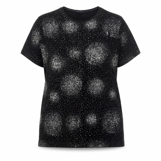 Womens UK Size M Saloos Black Basic T-Shirt