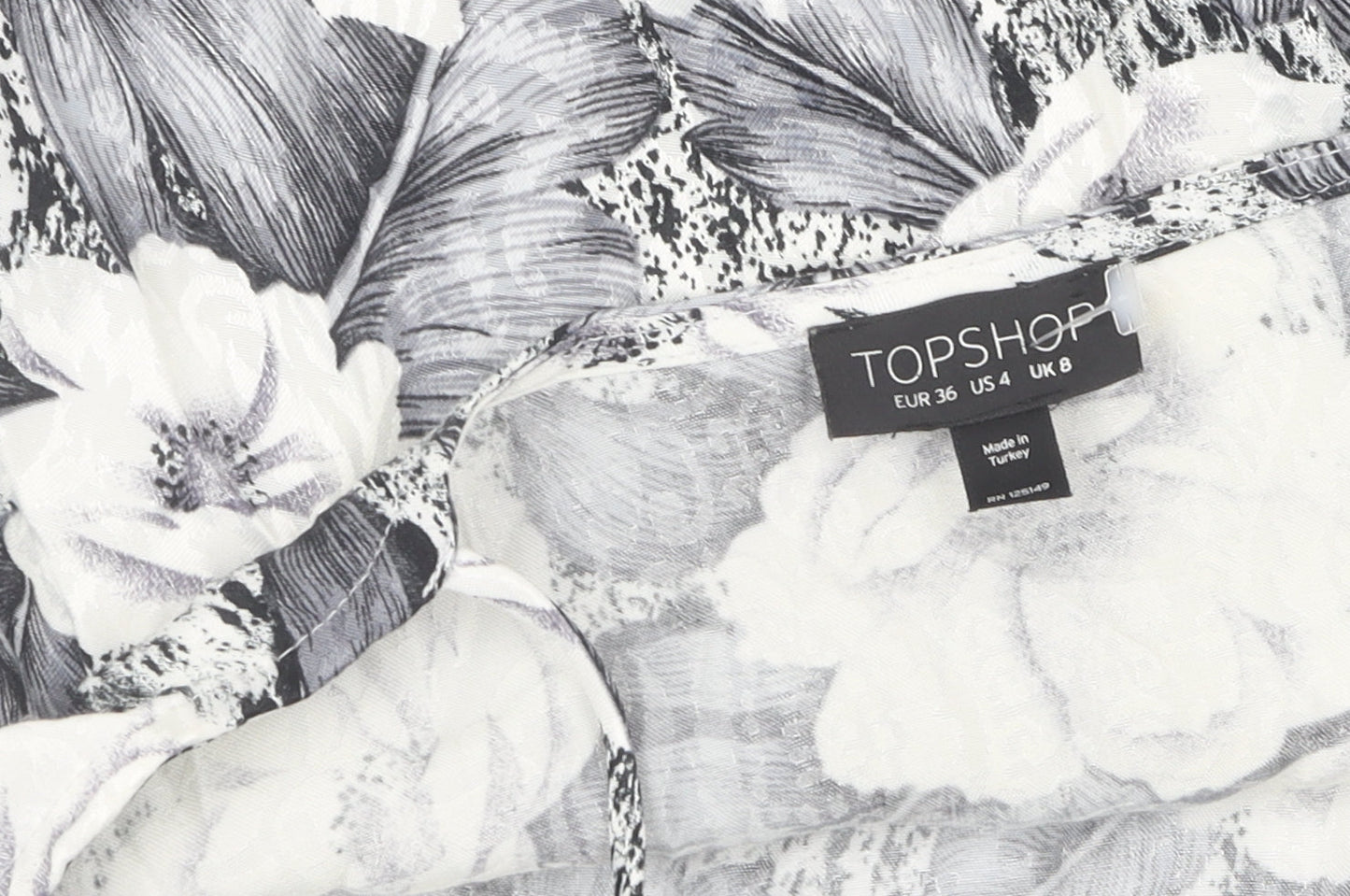 Womens UK Size 8 Topshop Multicoloured Camisole Tank