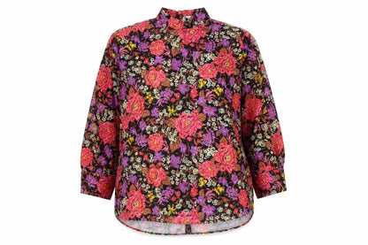 Womens UK Size 8 Zara Multicoloured Basic Blouse