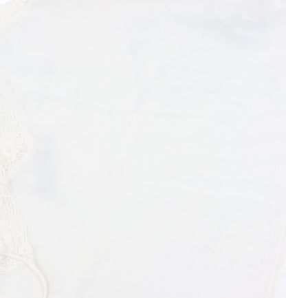 Zara Women’s Ivory Camisole Top XS with Lace