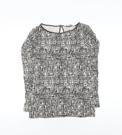 Womens UK Size S Oasis Black  Blouse