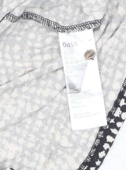 Womens UK Size S Oasis Black  Blouse