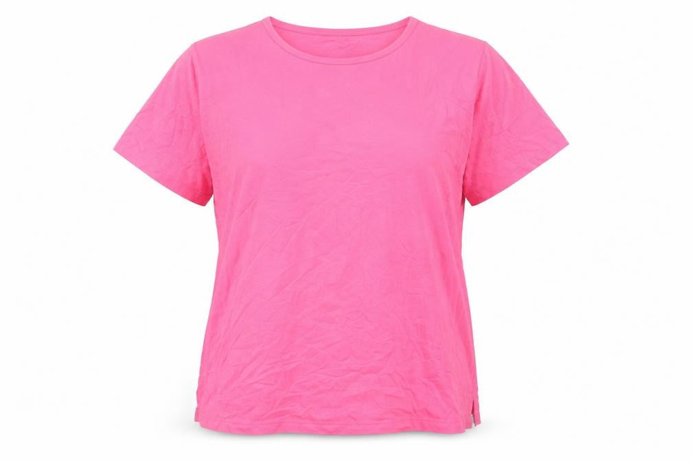 Womens UK Size XL Damart Pink Basic T-Shirt