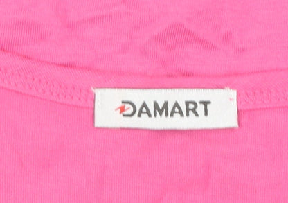 Damart Women's Pink XL Cotton T-Shirt