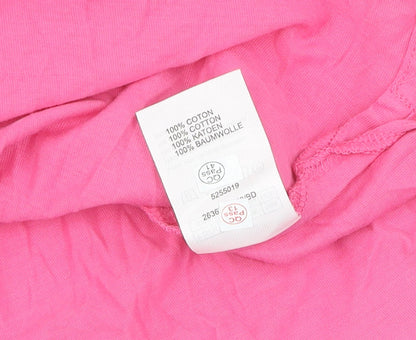 Damart Women's Pink XL Cotton T-Shirt