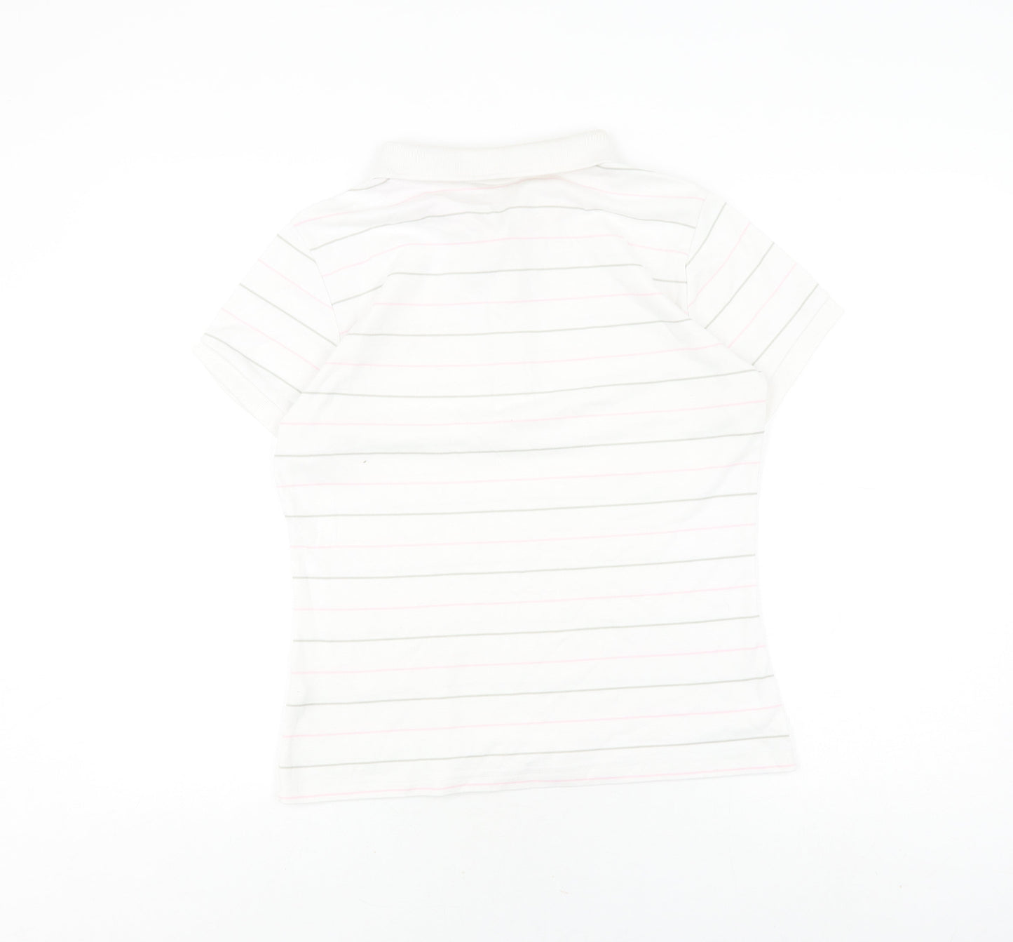 Womens UK Size 14 LA Gear White Basic Polo