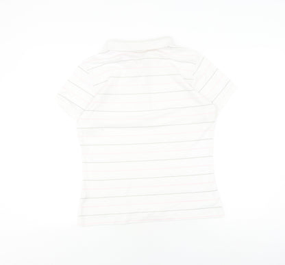 Womens UK Size 14 LA Gear White Basic Polo
