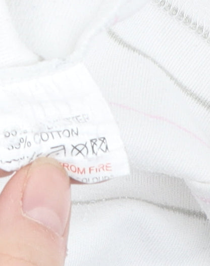 Womens UK Size 14 LA Gear White Basic Polo