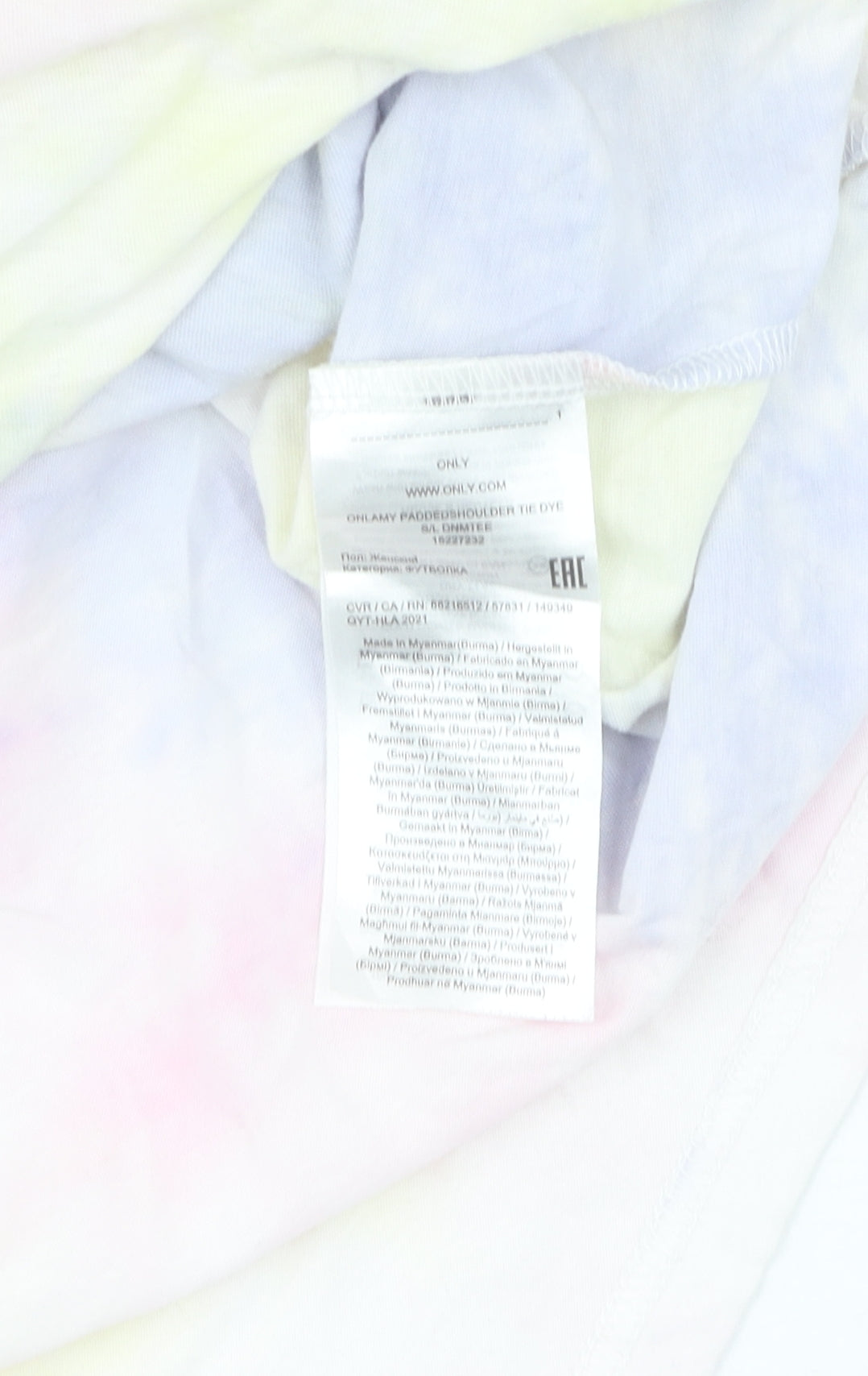 Womens UK Size M Only Multicoloured Basic T-Shirt