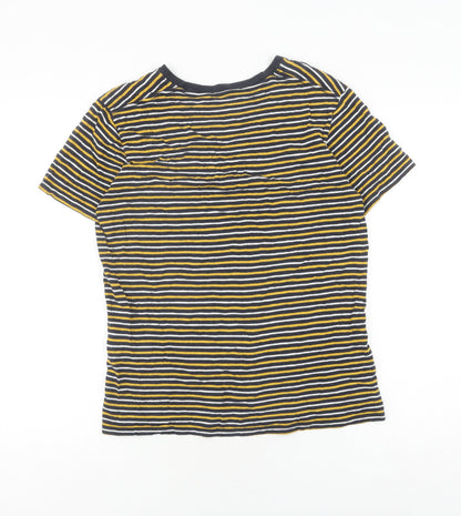 Selected Homme Men's Striped T-Shirt L