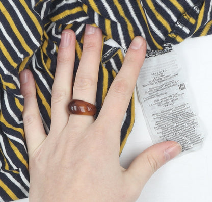 Selected Homme Men's Striped T-Shirt L