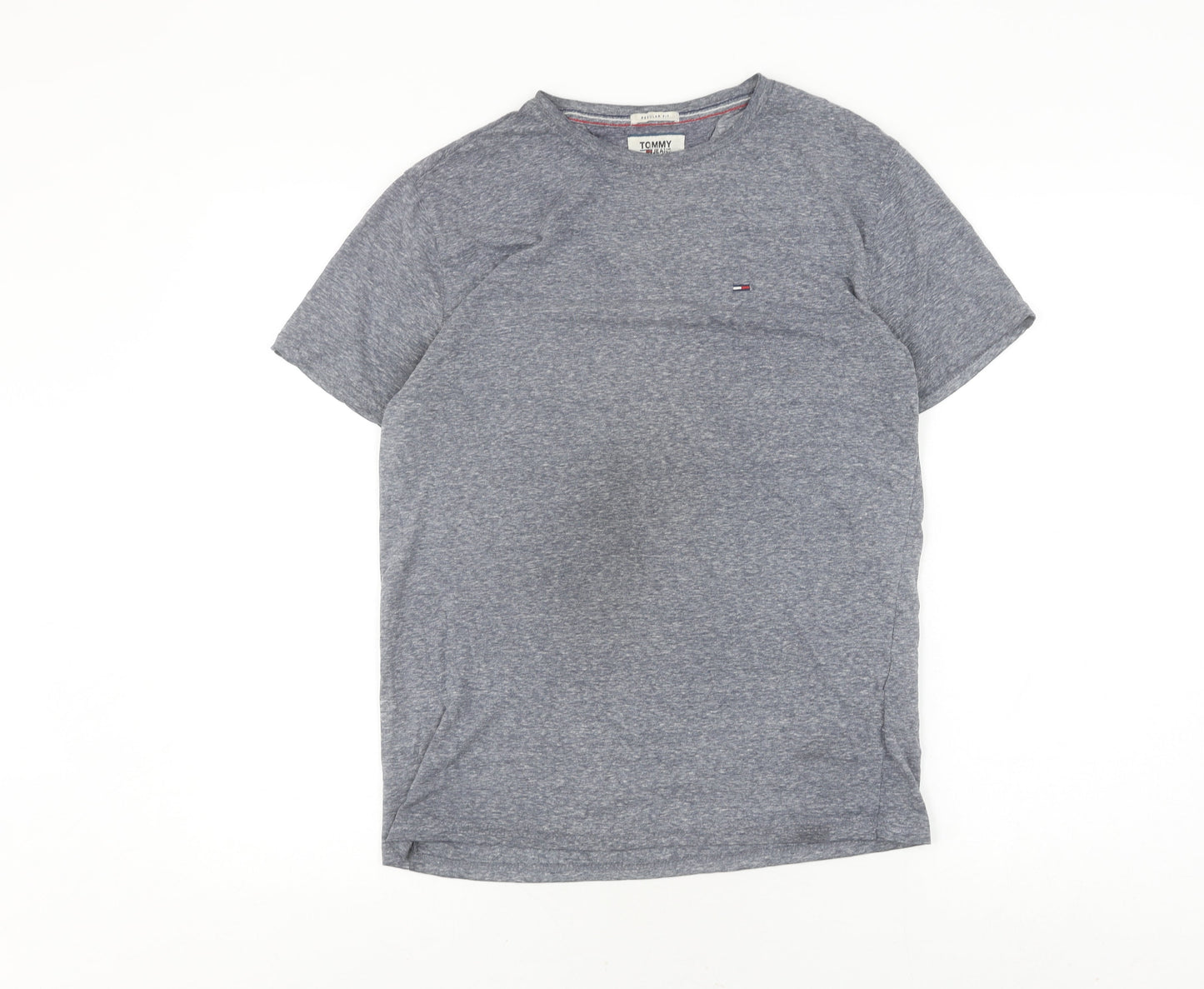 Tommy Jeans Men's Grey Regular Fit T-Shirt Small