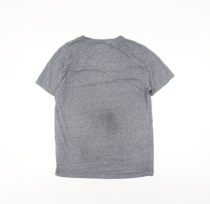 Tommy Jeans Men's Grey Regular Fit T-Shirt Small