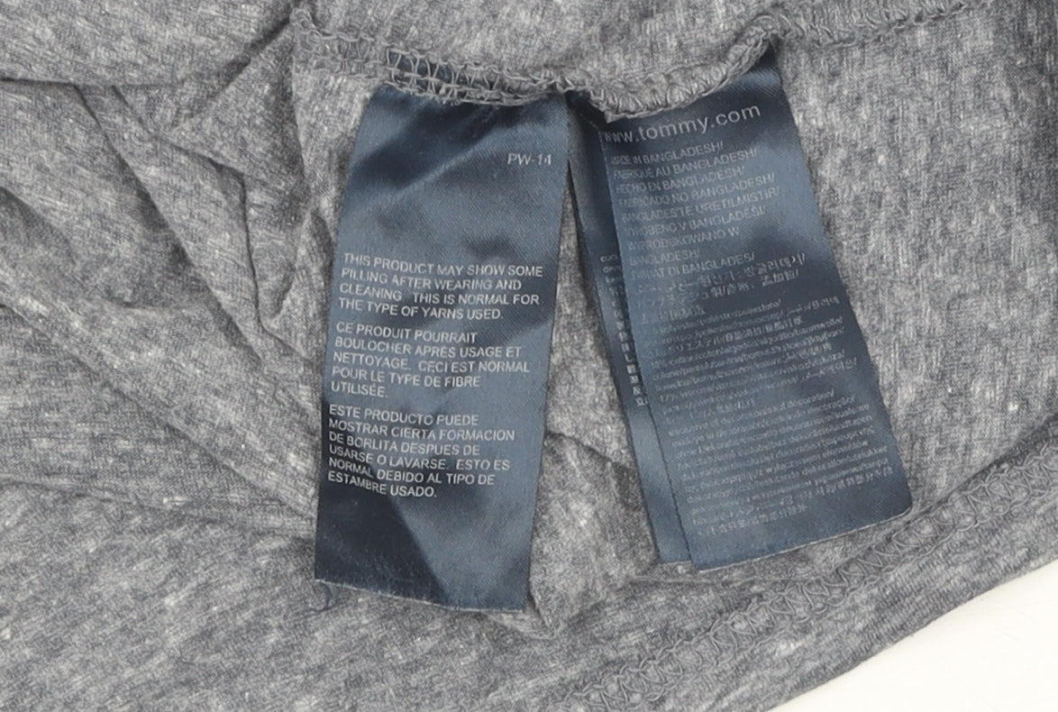Tommy Jeans Men's Grey Regular Fit T-Shirt Small