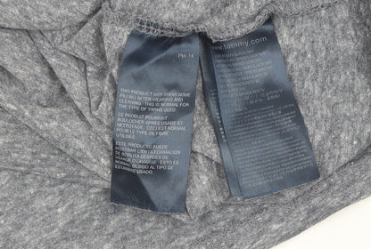 Tommy Jeans Men's Grey Regular Fit T-Shirt Small