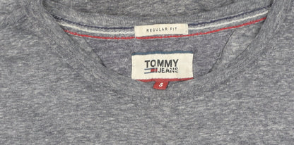 Tommy Jeans Men's Grey Regular Fit T-Shirt Small