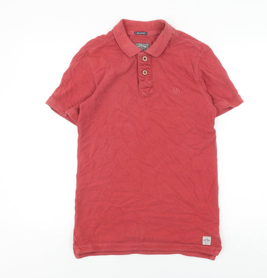 FatFace Men's Red Polo Shirt XS