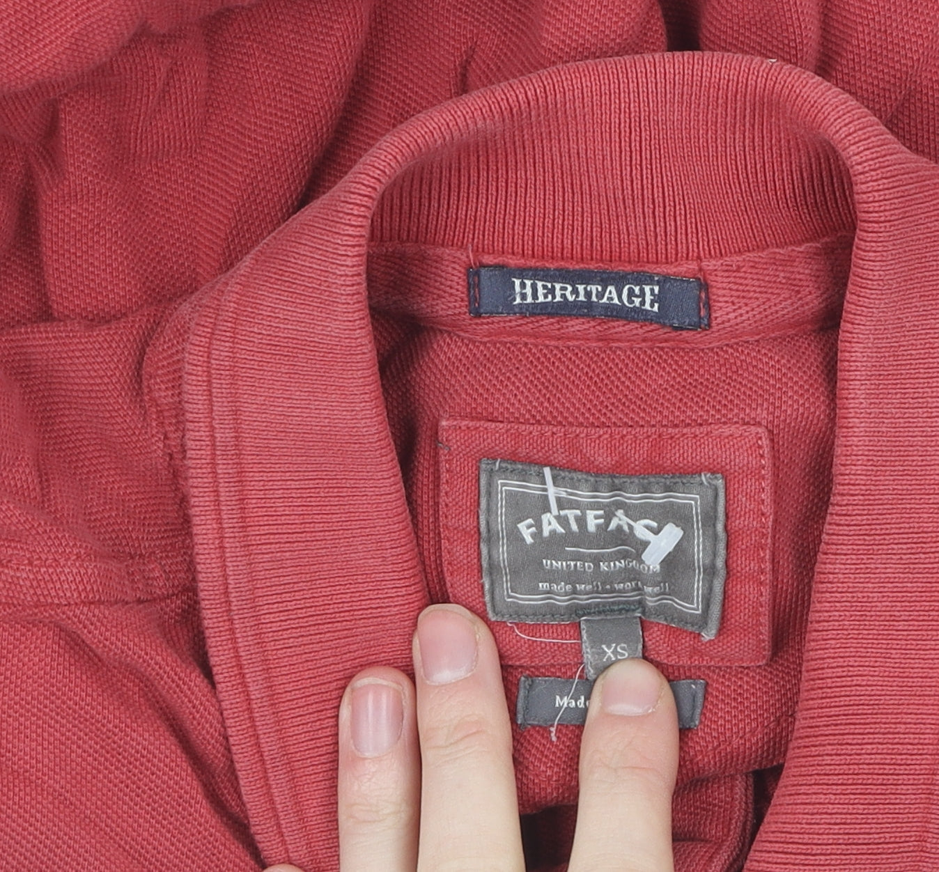 FatFace Men's Red Polo Shirt XS