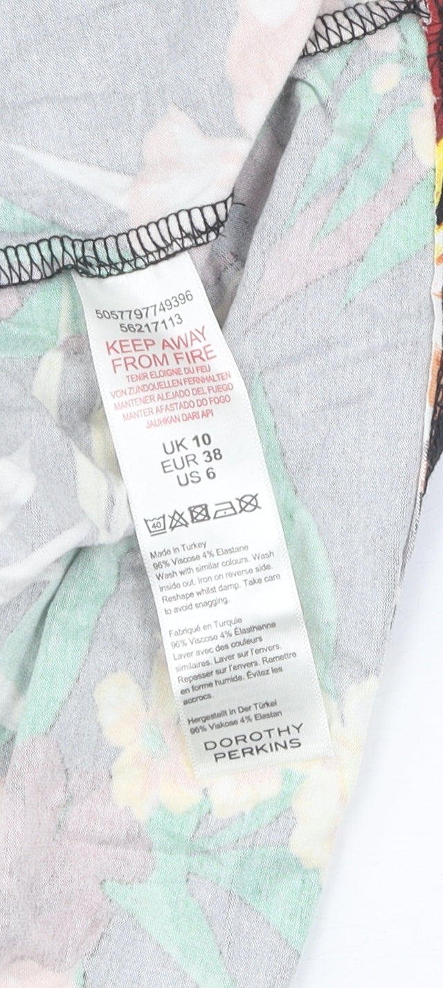 Womens UK Size 10 Dorothy Perkins Multicoloured  Blouse