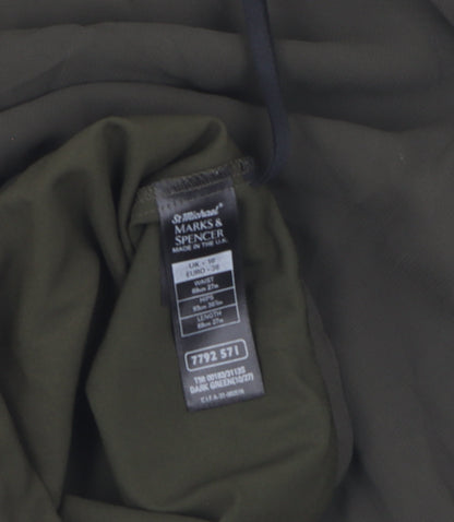 Marks and Spencer Women's Green Knee Length Skirt Size 10