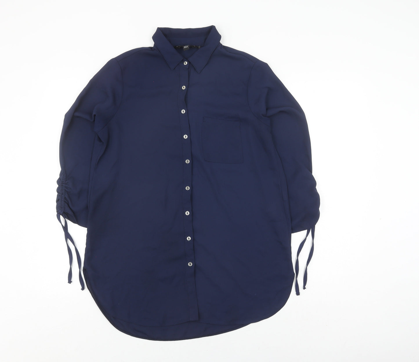 Womens UK Size 12 Dorothy Perkins Blue  Button-Up