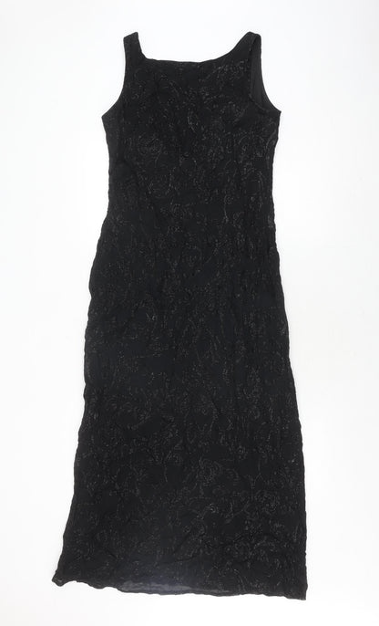 Marks and Spencer Black Sleeveless Dress UK 14