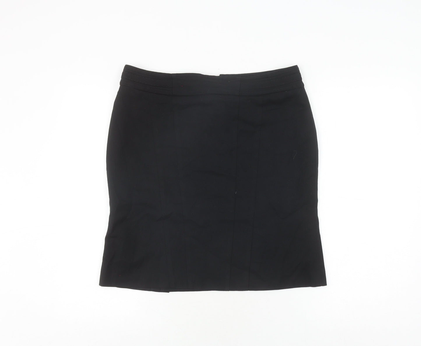 Next Women Black Petite Pencil Skirt Size 14