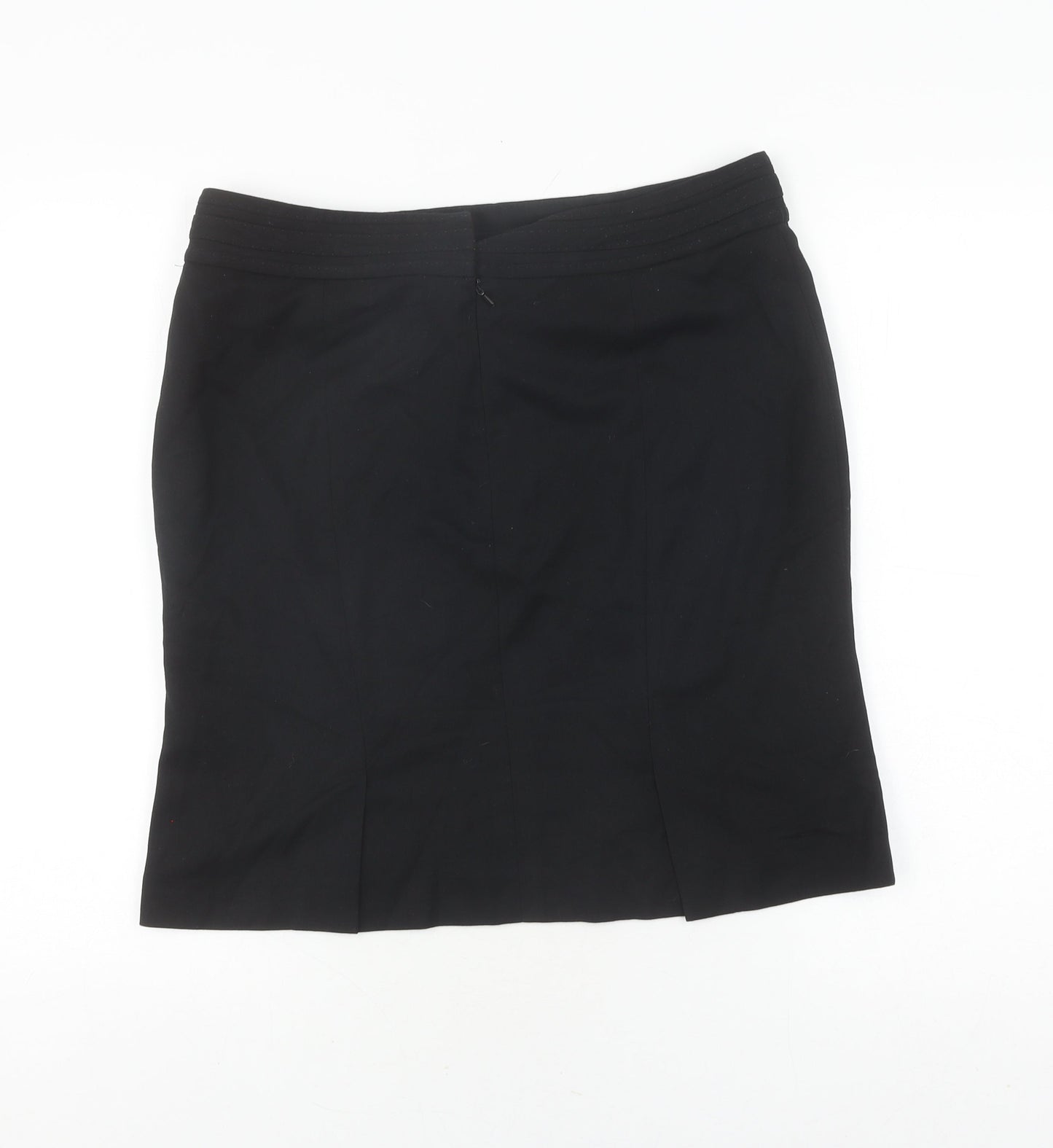 Next Women Black Petite Pencil Skirt Size 14