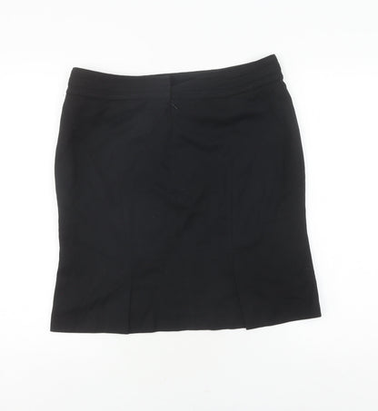 Next Women Black Petite Pencil Skirt Size 14