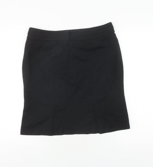 Next Women Black Petite Pencil Skirt Size 14