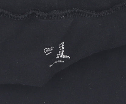 GAP Women's Black Roll Neck Long Sleeve T-Shirt S