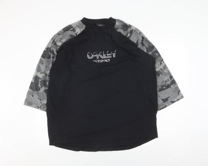 Mens UK Size XL Oakley Black Crew Neck Sweatshirt