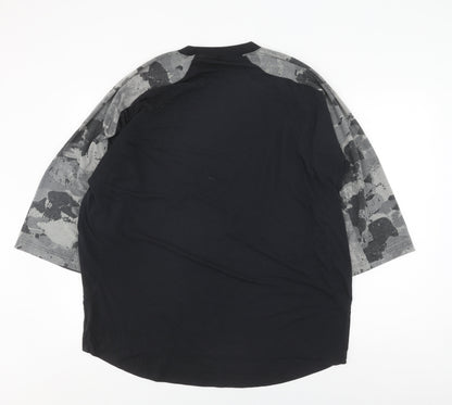 Mens UK Size XL Oakley Black Crew Neck Sweatshirt