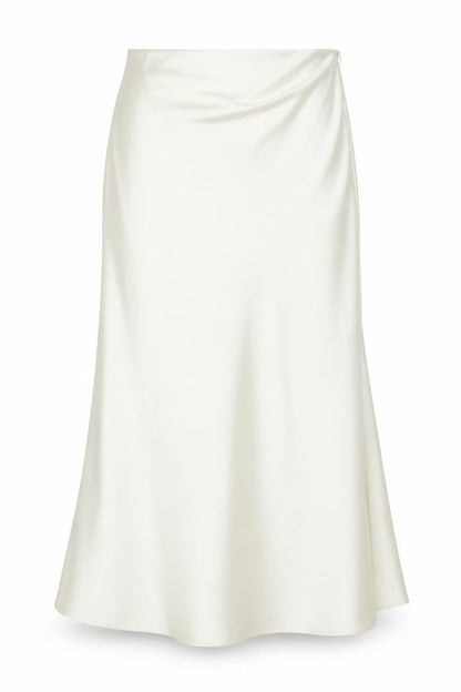 ZARA Women's Ivory Zip Skirt XXL No Pattern