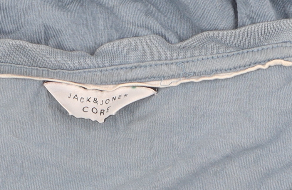 Mens UK Size M JACK & JONES Blue  T-Shirt